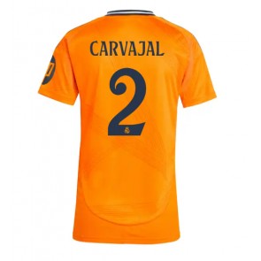 Real Madrid Daniel Carvajal #2 Bortatröja Dam 2024-25 Kortärmad